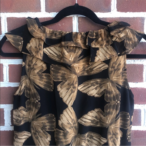 Banana Republic Butterfly Button up Sleeveless Dress - Picture 7 of 7